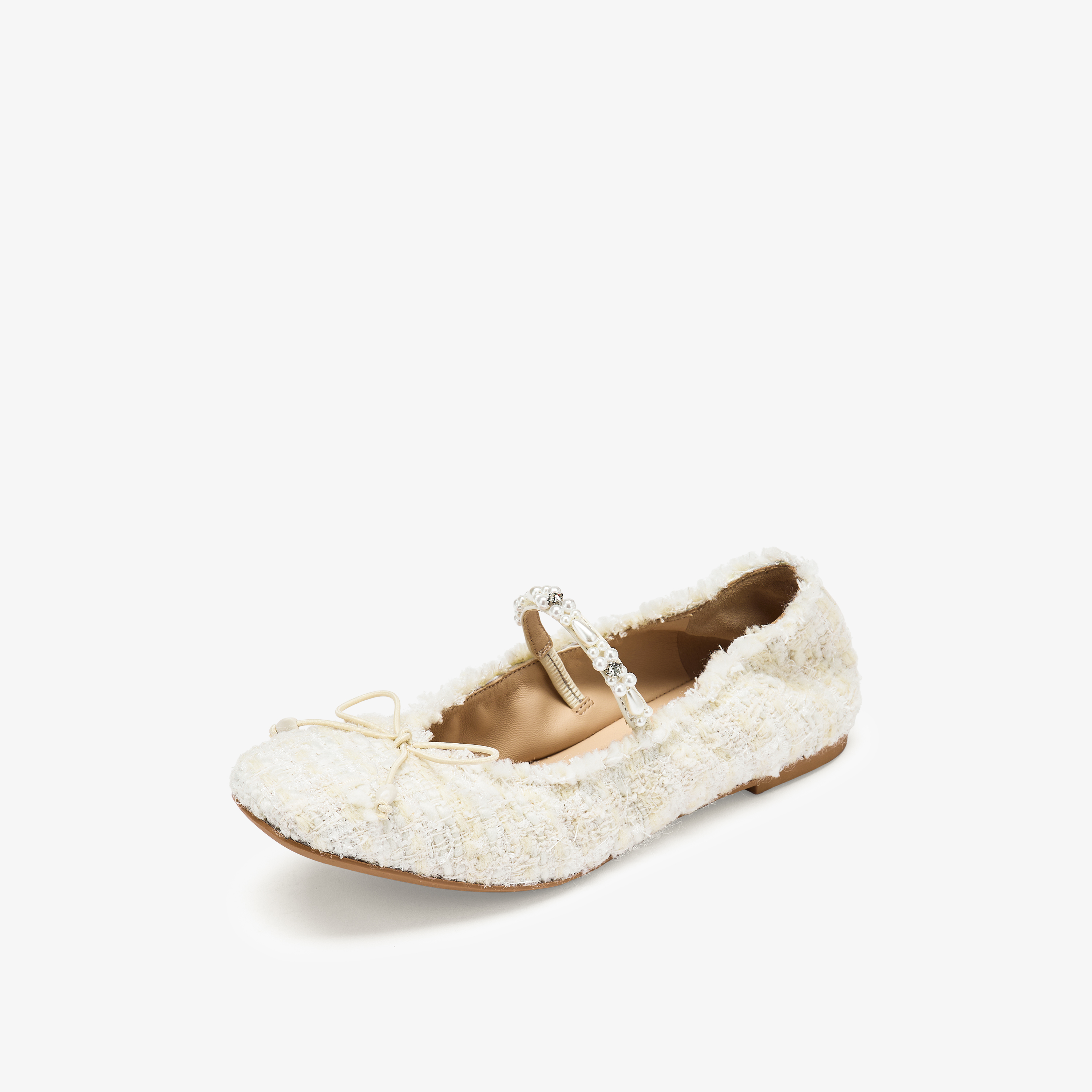 73hours女鞋柔软阳光2025秋季新品平底圆头纯色浅口单鞋