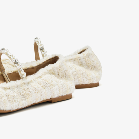 73hours女鞋柔软阳光2025秋季新品平底圆头纯色浅口单鞋