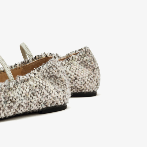 73hours女鞋柔软阳光2025秋季新品平底圆头纯色浅口单鞋