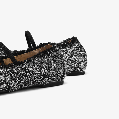 73hours女鞋柔软阳光2025秋季新品平底圆头纯色浅口单鞋