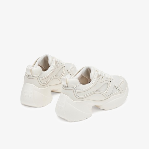 73hours女鞋周日暂停2025秋季新品厚底系带圆头老爹鞋