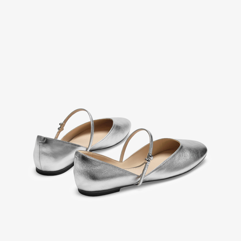 73hours女鞋浪漫发酵2025春季新品圆头平底纯色