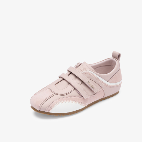 73hours女鞋极速甜心2025秋季新品平底拼色系带德训鞋