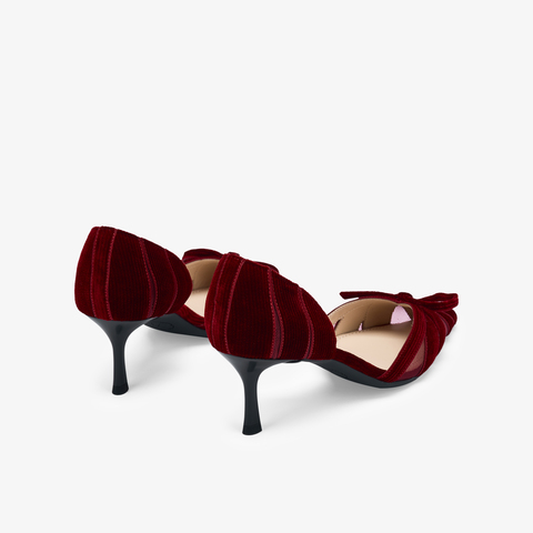 73hours女鞋浪漫独白高跟2025秋季新品细跟尖头纯色高跟单鞋