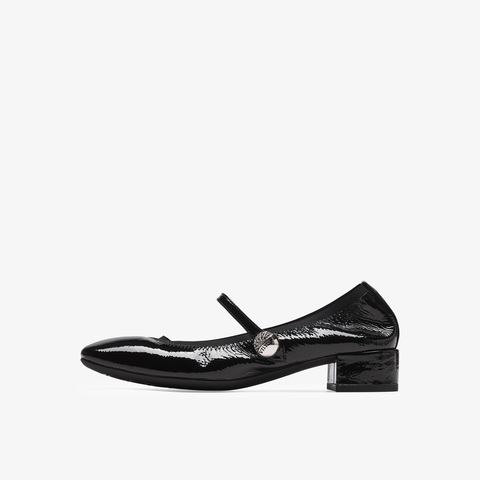 73hours女鞋可露丽2025秋季新品方跟纯色方头玛丽珍鞋