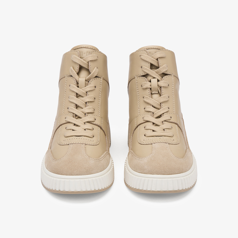 73hours女鞋融化奶油2025冬季新品夹带圆头厚底马丁靴