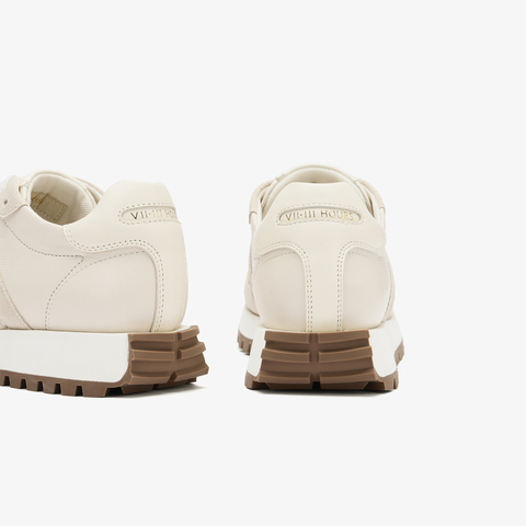 73hours女鞋可可豆2025秋季新品系带纯色平底休闲鞋