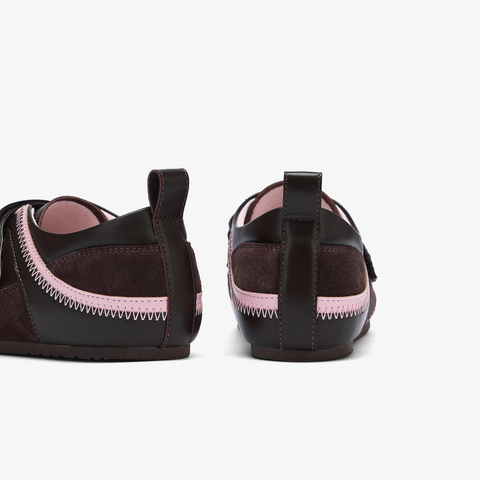 73hours女鞋极速甜心2025秋季新品平底拼色系带德训鞋