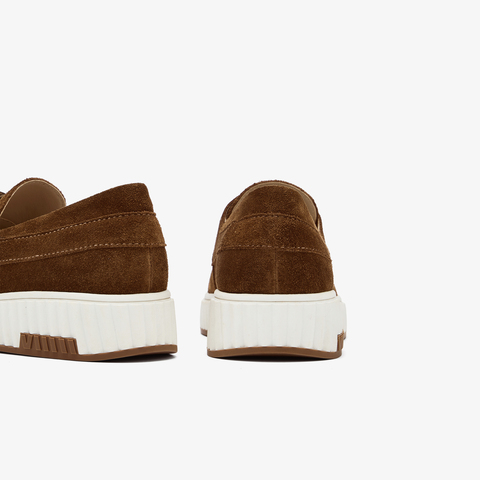 73hours女鞋大地色彩2025秋季新品平底系带纯色