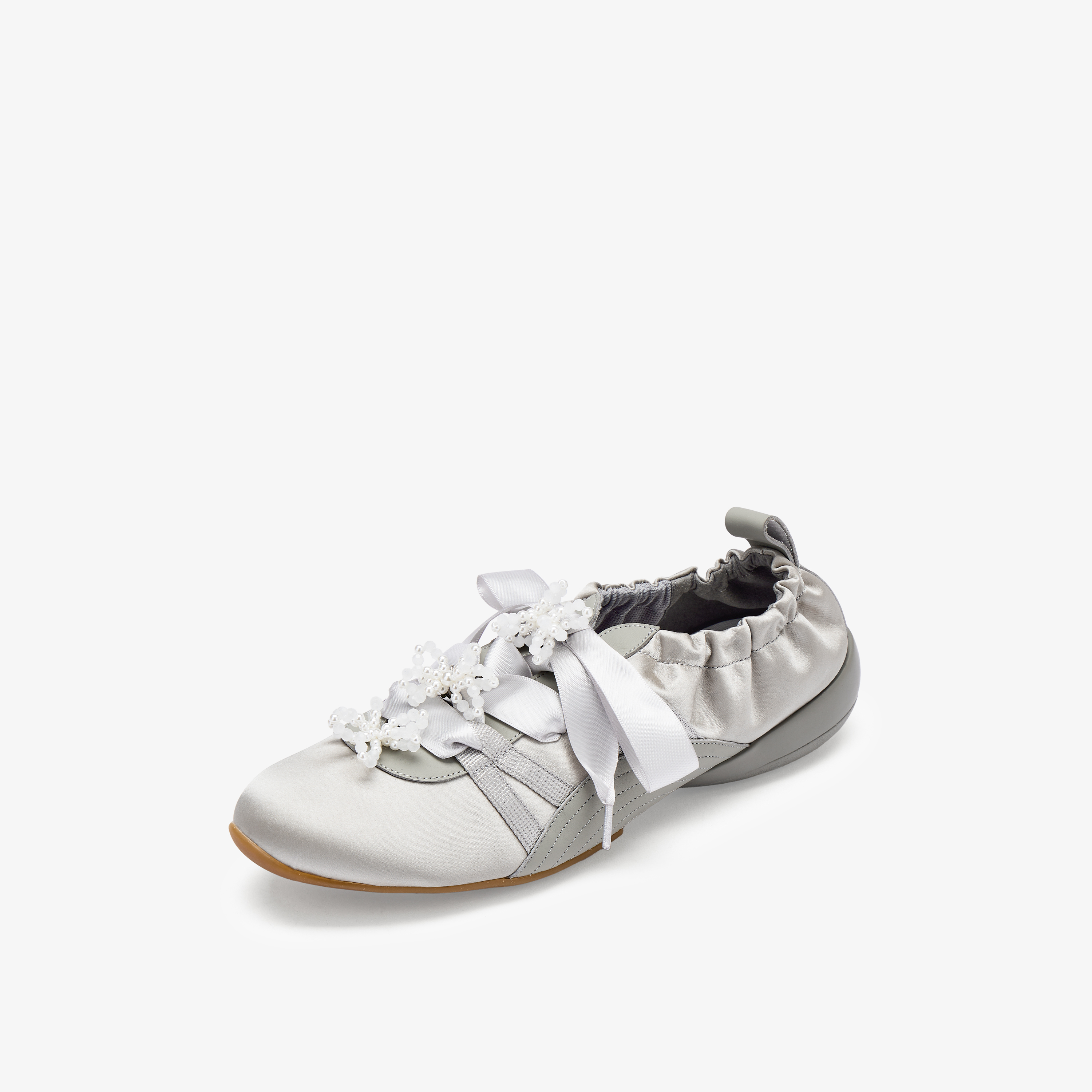 73hours女鞋小酒窝2025秋季新品圆头纯色系带德训鞋