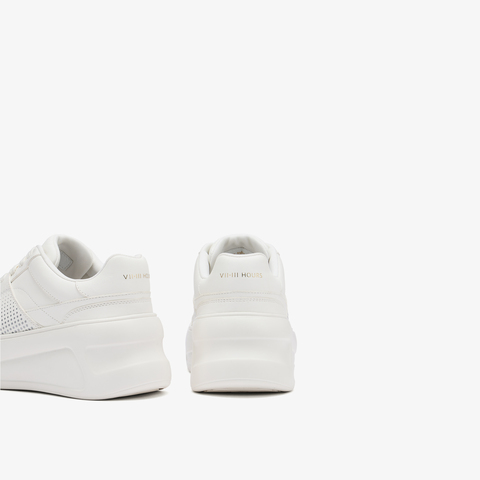 73hours女鞋长腿滤镜2025秋季新品纯色系带圆头休闲鞋