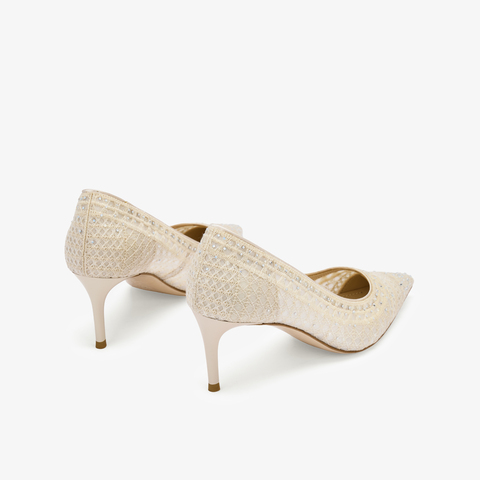 73hours女鞋光影律动2025秋季新品细跟尖头纯色浅口单鞋