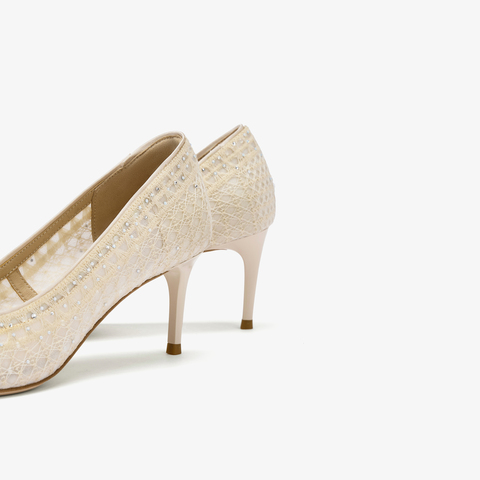 73hours女鞋光影律动2025秋季新品细跟尖头纯色浅口单鞋