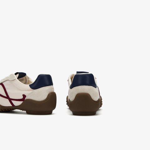 73hours女鞋俏皮节奏2025秋季新品系带拼色圆头德训鞋