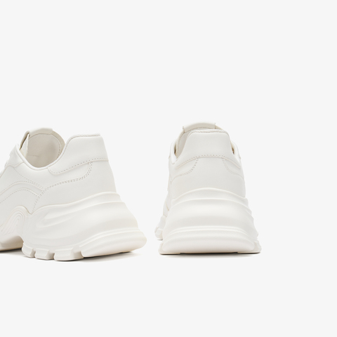 73hours女鞋醇厚朗姆2025秋季新品厚底圆头纯色系带休闲鞋