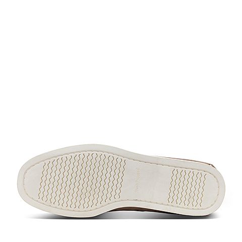 Hush Puppies/暇步士春季牛皮革磨砂舒适帆船型男休闲鞋K2D01AM7
