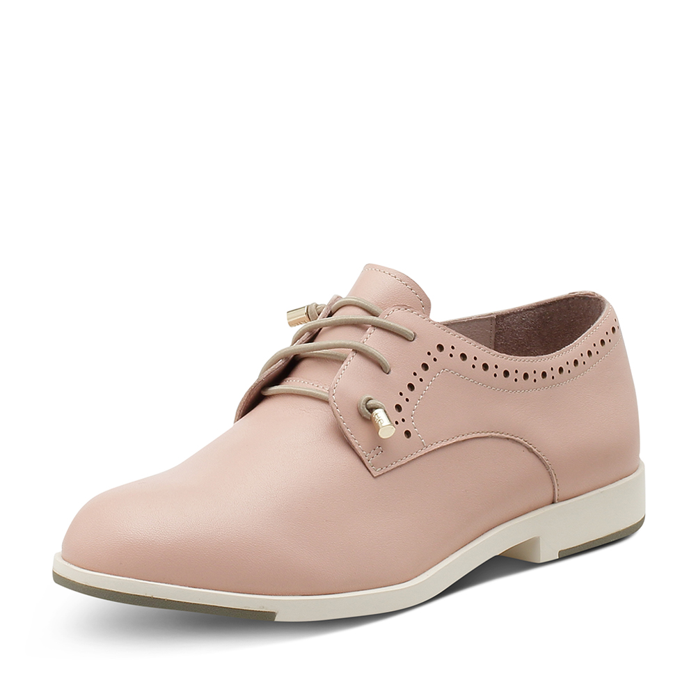 hush puppies/暇步士专柜同款春季粉色牛皮女休闲鞋hkv20am7