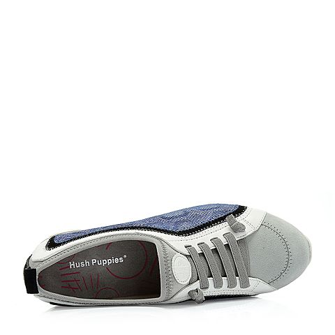 Hush Puppies/暇步士2018春季新款专柜同款车缝线运动风满帮女休闲鞋HCM24AM8OS