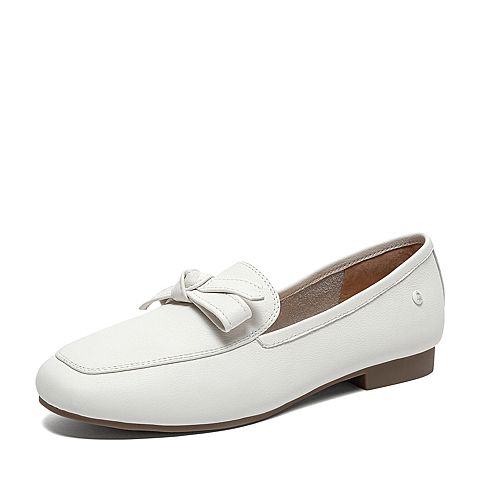 Hush Puppies/暇步士2020春英伦简约蝴蝶结牛皮革女单鞋N2H03AM0