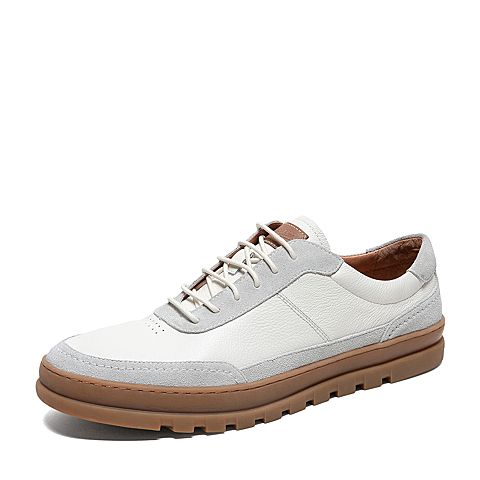 hush puppies/暇步士2020春新专柜同款简约系带男休闲鞋d1x04am0