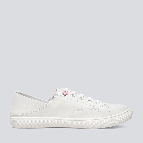 暇步士小白鞋女鞋2021年春牛皮年轻基础百搭平底休闲板鞋J1H01AM1