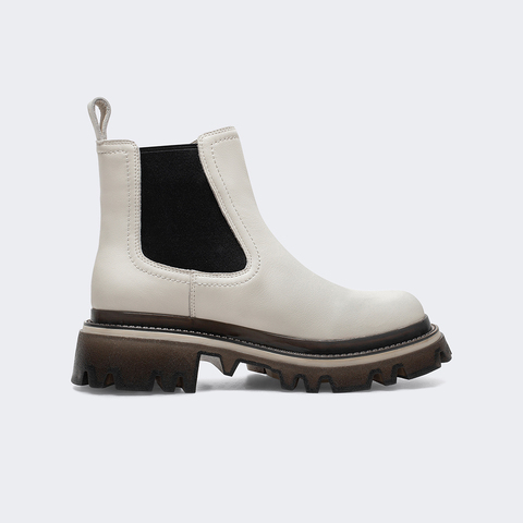 【商场同款】暇步士2022春新款时尚潮酷套筒切尔西靴厚底女靴N3M02AD2