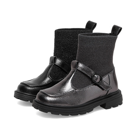【商场同款】暇步士2022冬新款复古玛丽珍女童时装靴P63419DC2