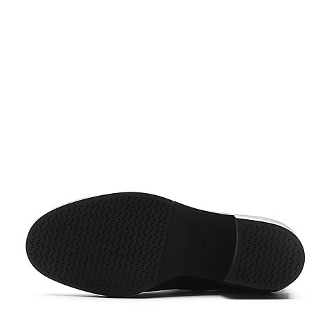 Joy&Peace/真美诗冬季专柜同款紫红色牛皮女皮靴ZOR25DD6