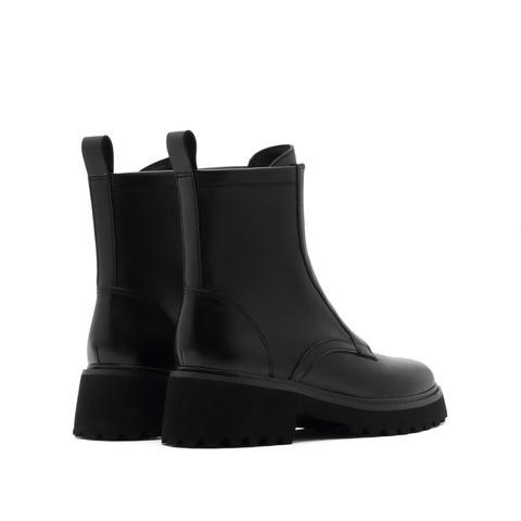 JoyPeace/真美诗2021冬季新款商场同款前拉链时装靴YQB25DZ1
