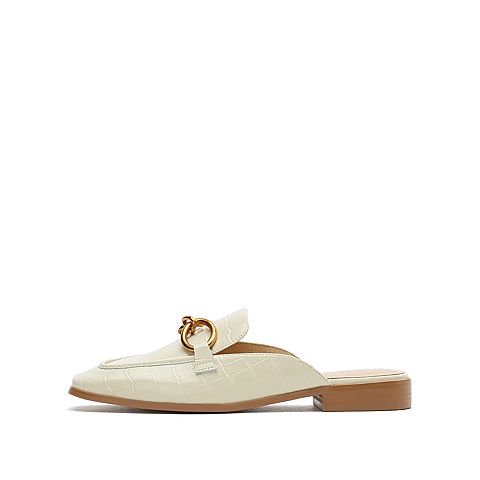 JoyPeace/真美诗2021秋季新款时尚休闲女凉鞋穆勒鞋37-03CH1