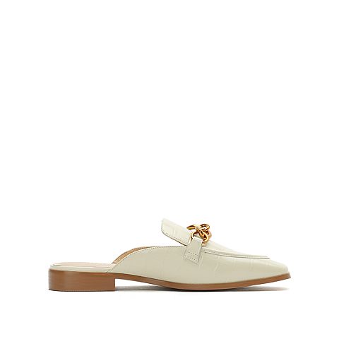 JoyPeace/真美诗2021秋季新款时尚休闲女凉鞋穆勒鞋37-03CH1