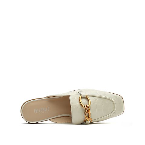 JoyPeace/真美诗2021秋季新款时尚休闲女凉鞋穆勒鞋37-03CH1