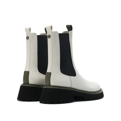 JoyPeace/真美诗2022冬季新款商场同款英伦粗跟切尔西靴YQB47DZ2