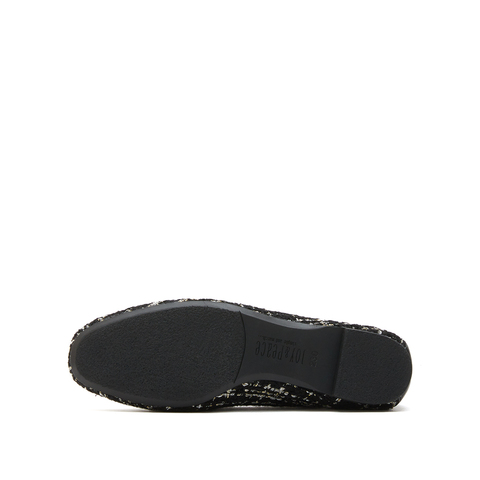 JoyPeace/真美诗2023春季新款商场同款格呢香风乐福鞋ZB263AA3