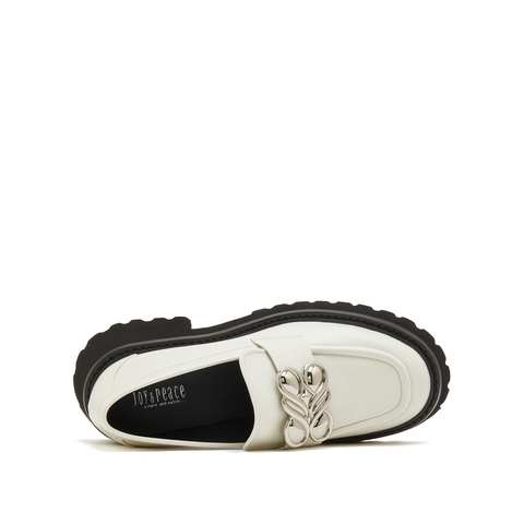 JoyPeace/真美诗2023春季新款商场同款厚底饰扣乐福鞋YQB58AA3