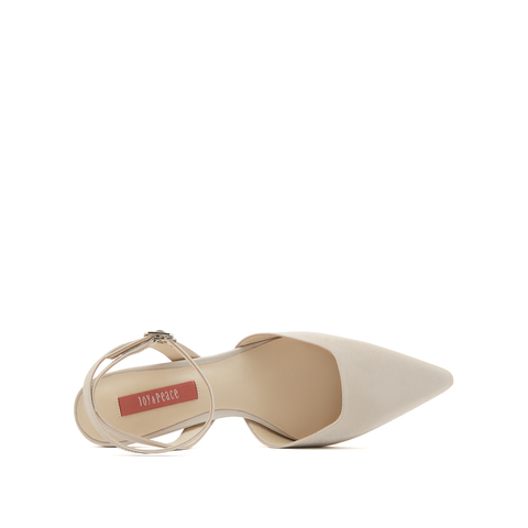 真美诗2023春季新款商场同款尖头粗跟后空凉鞋YRW42AH3