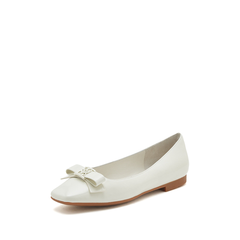 JoyPeace/真美诗2023春季新款商场同款平跟方头浅口单鞋J3382AQ3