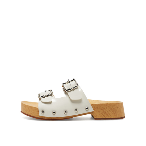 真美诗2023夏季新款商场同款简约圆头沙滩休闲拖鞋J6022BT3