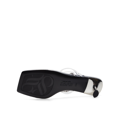 真美诗2023夏季新款商场同款透明条带胶条时装凉鞋YRB19BT3