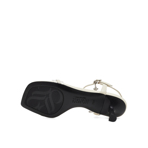 真美诗2023夏季新款商场同款链条细带高跟凉鞋YVI11BY3