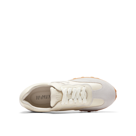 真美诗2024春季新款商场同款撞色拼接时尚休闲德训鞋YVN07AM4