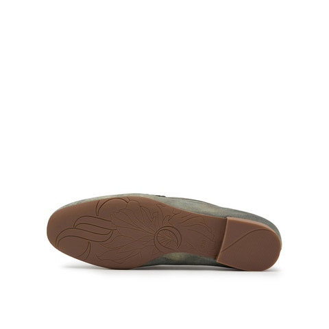 真美诗2025春季新款链条经典低跟乐福鞋女YOK71AA5