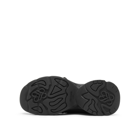 真美诗2025春季新款织带蝴蝶结芭蕾厚底老爹鞋女25256AM5