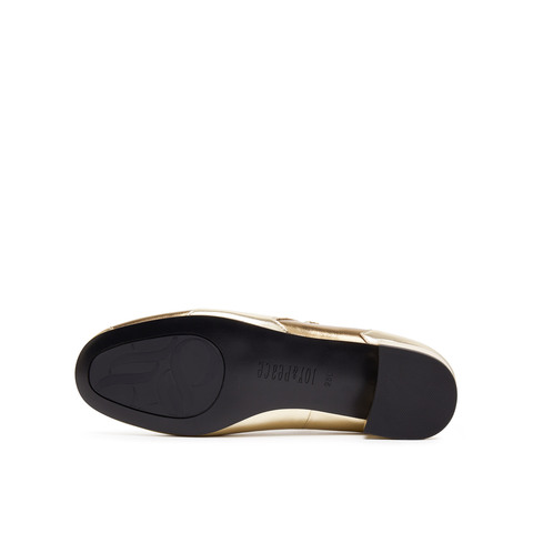 真美诗2025年秋季新款爱心撞色双细带羊皮玛丽珍女鞋YZJ06CQ5