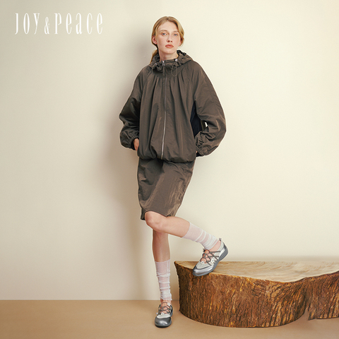 真美诗2025秋季新款花朵饰扣运动厚底牛皮芭蕾鞋玛丽珍YZM14CQ5