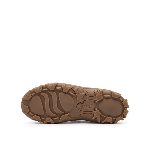 真美诗2025秋季新款细腻牛绒撞色双鞋带运动休闲鞋女24127CM5