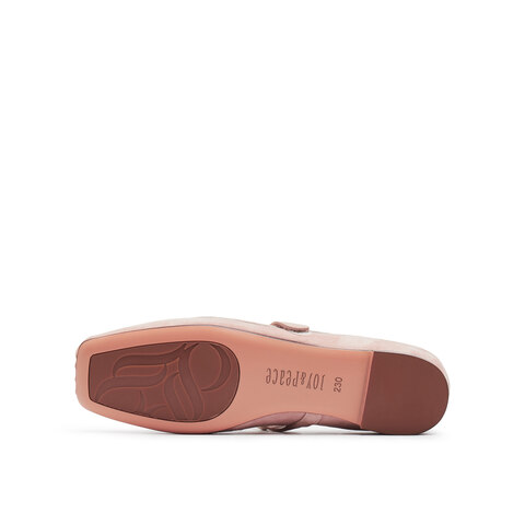 真美诗2025年秋季新款时髦别趣一字带羊绒玛丽珍鞋女86627CQ5