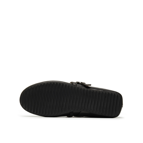 真美诗2025年秋季新款软糯朋克风平底牛皮玛丽珍女鞋80606CQ5