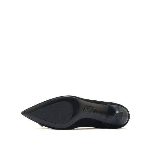 真美诗2025秋季新款商场同款尖头饰扣优雅单鞋YUW06CQ5