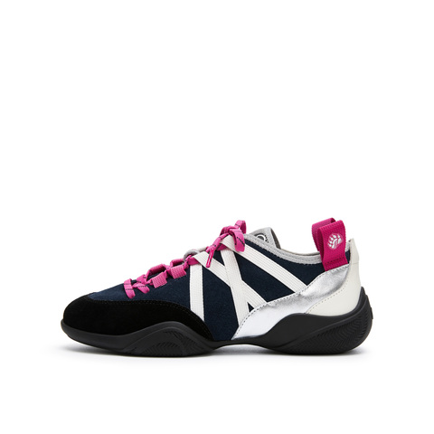 真美诗2025年秋季新款山系户外风攀岩休闲牛剖层革女鞋56219CM5